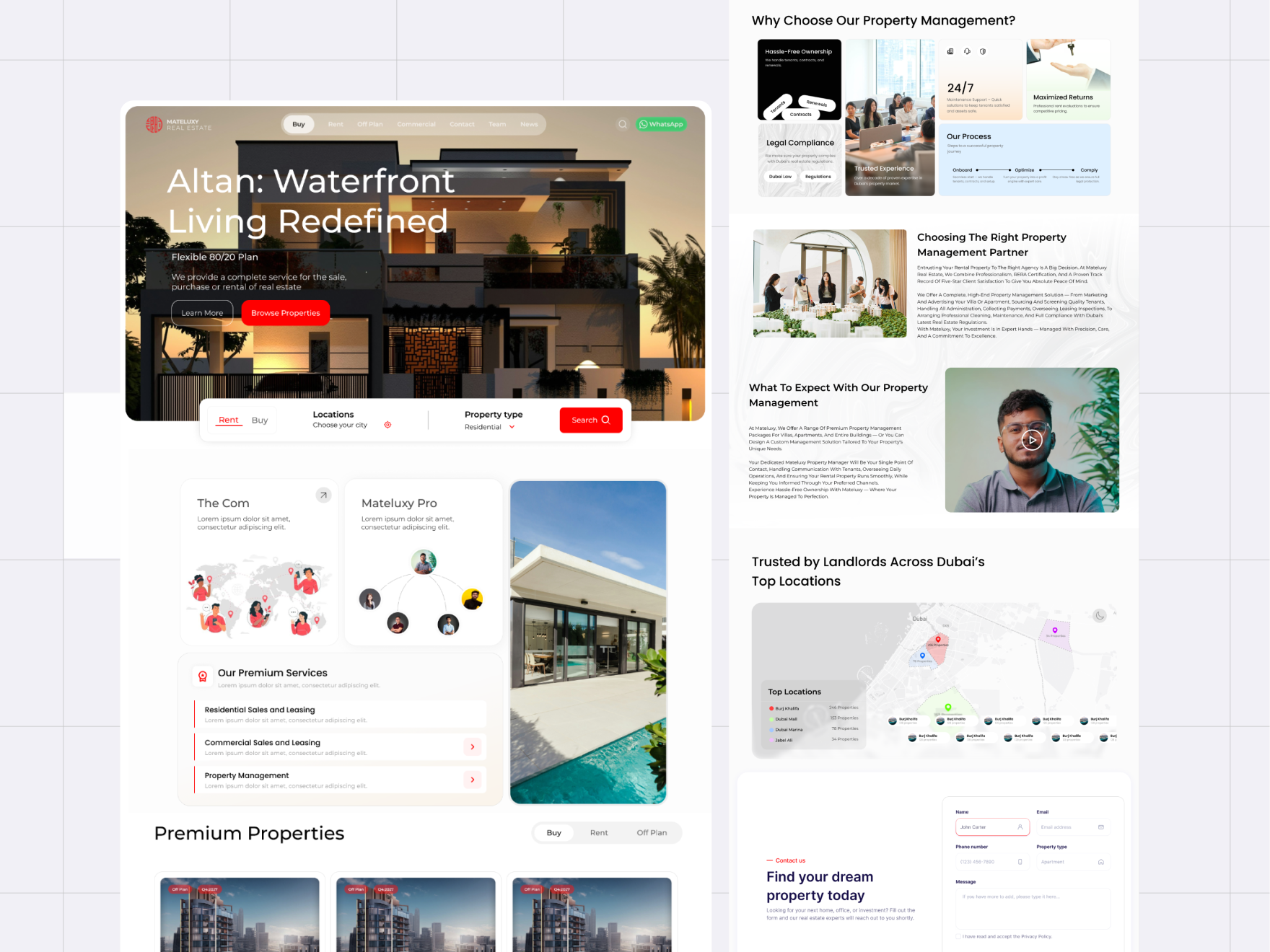 Mateluxy Website